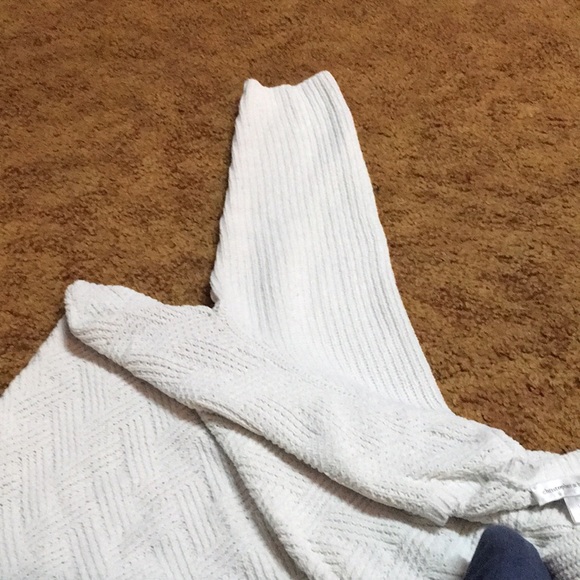 Christopher & Banks white knit sweater - Picture 2 of 3
